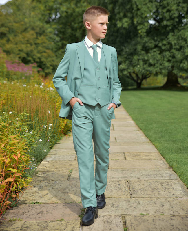 boys emerald green dress shirt